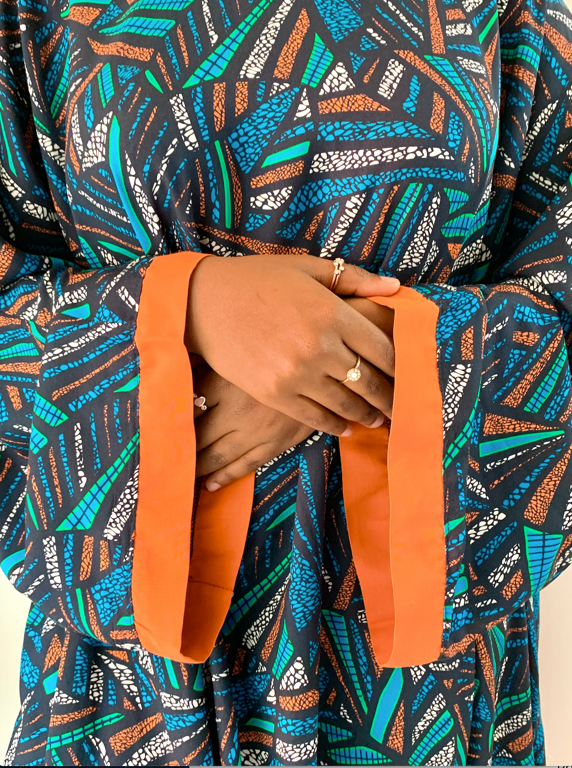 Bold African Print Long Sleeve Baati – BAATICO