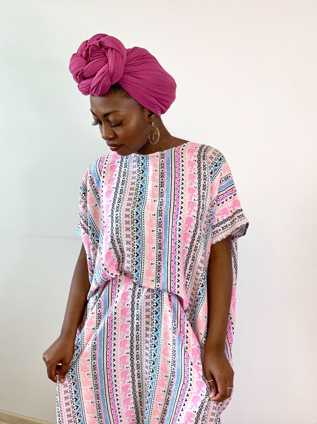 Pink Abstract Baati – BAATICO